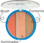 Blush Iluminador e Contorno Mia Make Paleta do Arraso 492
