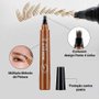 Caneta Fio a Fio Para Sobrancelha Mia Make Copacabana Brow 438 - Preto