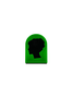 Coloração de Cabelo Chalk Maybelucky Temporary Hair - Cor Verde