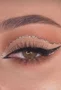 Delineador Uni Diamond Glitter Eyeliner DL111DS - Cor C05 Cor:Cinza Claro;Tamanho:Único