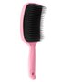 Escova de Cabelo Quadrada Cor:Rosa Pink;Tamanho:Único