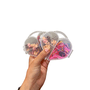 Kit de Elastico e Piranha Para Cabelo Coração Cor:Único;Tamanho:Único