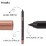 Lápis Gel Para Olhos Uni Preto LA182