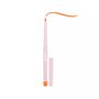 Lápis Retrátil Colorido Ruby Rose Melu RR-2056 Cor Apricot Cor:Laranja	;Tamanho:Único