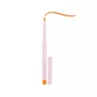 Lápis Retrátil Colorido Ruby Rose Melu RR-2056 Cor Apricot Cor:Laranja	;Tamanho:Único