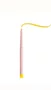 Lápis Retrátil Colorido Ruby Rose Melu RR-2056 Cor Passion Fruit Cor:Amarelo	;Tamanho:Único