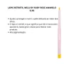 Lápis Retrátil Colorido Ruby Rose Melu RR-2056 Cor Passion Fruit Cor:Amarelo	;Tamanho:Único