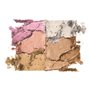Paleta de Bronze/Blush/Iluminador Ruby Rose Feels Mood 7528 Cor:Único;Tamanho:Único