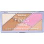 Paleta de Bronze/Blush/Iluminador Ruby Rose Feels Mood 7528 Cor:Único;Tamanho:Único