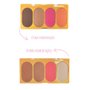 Paleta de Contorno Bronzer Blush e Iluminador Mia Make Aurora 355 - Cor Clara