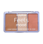Paleta De Contorno/Iluminador/Blush Ruby Rose Feels Mood  HB 7526 - Cor T20/I30/B90