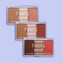 Paleta De Contorno/Iluminador/Blush Ruby Rose Feels Mood  HB 7526 - Cor T20/I30/B90