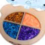 Paleta de Sombra Glitter Jasmyne 04 Cores JSJ06103 C