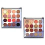 Paleta de Sombras Miss Rose 16 Cores Fashion 7001-007R12 - Cor 01 Cor:Único;Tamanho:Único